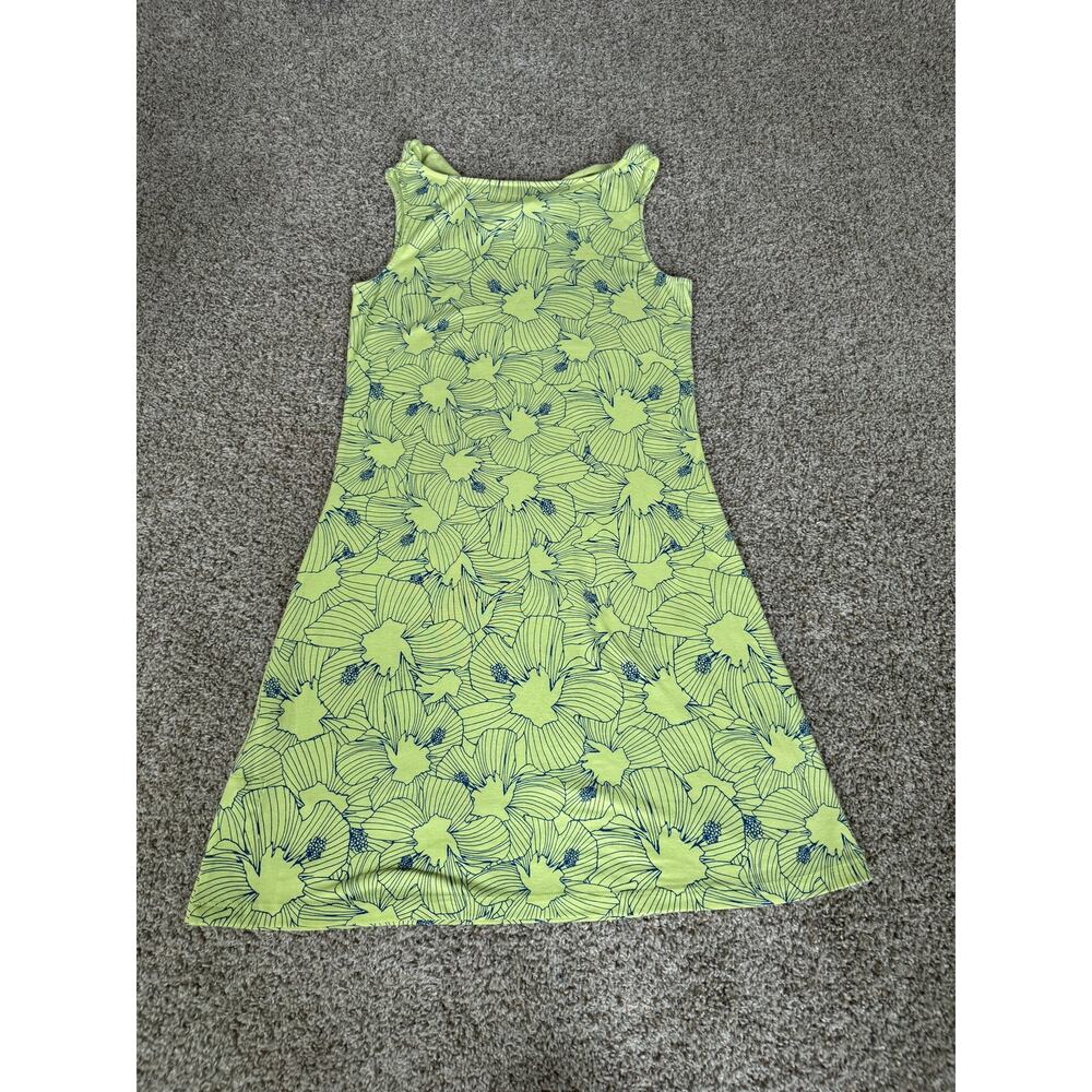 Title Nine Lime Green Floral Mini Dress - Picture 2 of 9